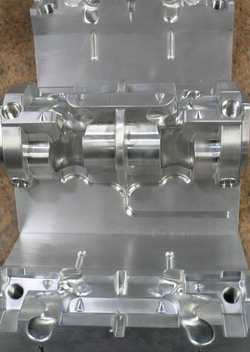 CNC Machined vertebrae mold